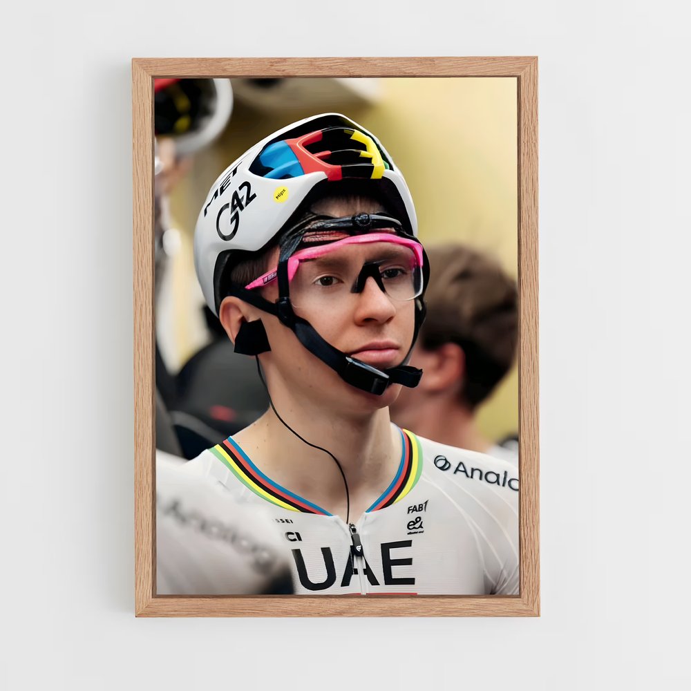 Poster L'Audace de Tadej – affiche Cyclisme (vue 4)